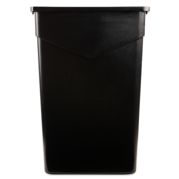 Rectangle Waste Container 23 Gallon - Black
