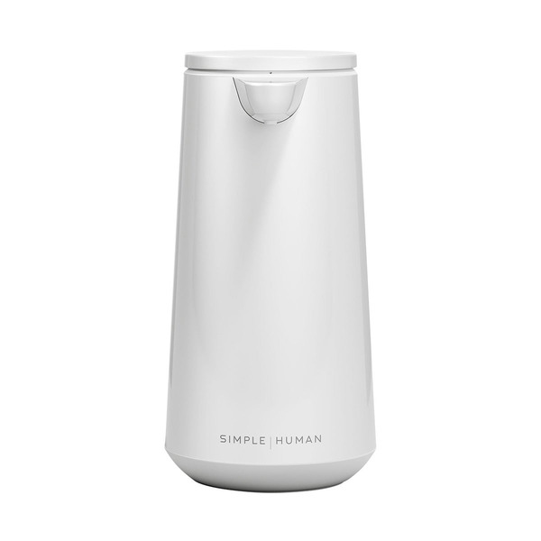 simplehuman Sensor Foam Soap Pump, 4-1/2 x 3-1/8 x 6-1/2 in, 10 oz - White