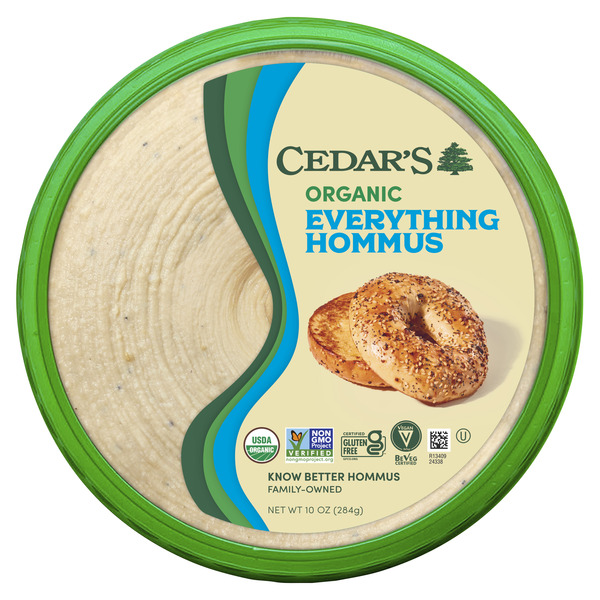 Cedar's Foods Organic Everything Hommus Same-Day Delivery or