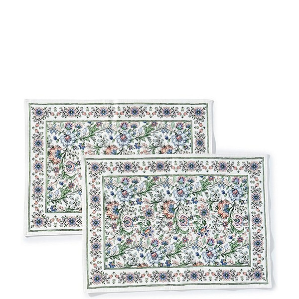 Southern Living Norah Block Reversible Placemats Set of 2