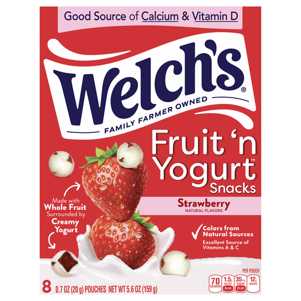 Welch's Strawberry Fruit 'N Yogurt Snacks Same-Day Delivery or