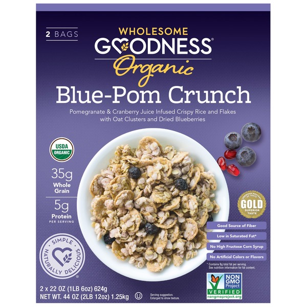 Organic Blueberry Pomegranate Crunch (44 oz) from Costco Instacart