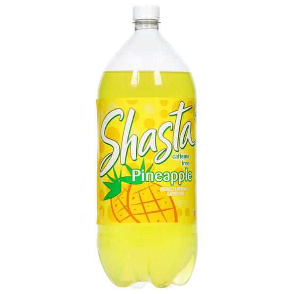 Shasta Soda, Caffeine Free, Pineapple