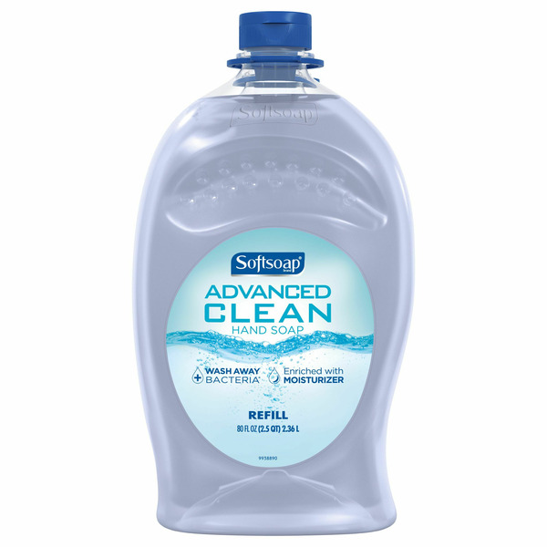 Softsoap Advanced Clean Liquid Hand Soap Refill, 80 oz, 2-pack