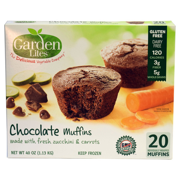 Garden Lites Chocolate Muffins, 40 oz
