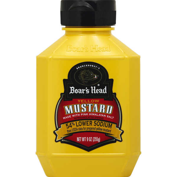 Boar's Head Mustard Yellow (9 oz) Instacart