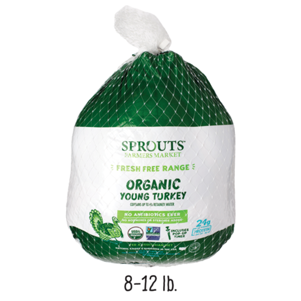 8-12 Pound Organic Air Chilled Turkey Same-Day Delivery or Pickup