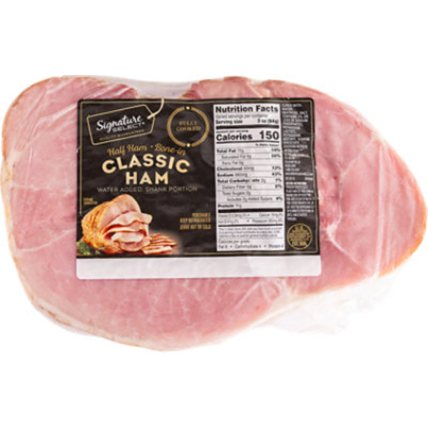 Ham, Shank Half, Hickory Smoked Super Trim