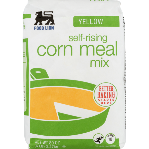 Food Lion Corn Meal Mix, SelfRising, Yellow, Bag (80 oz) Instacart