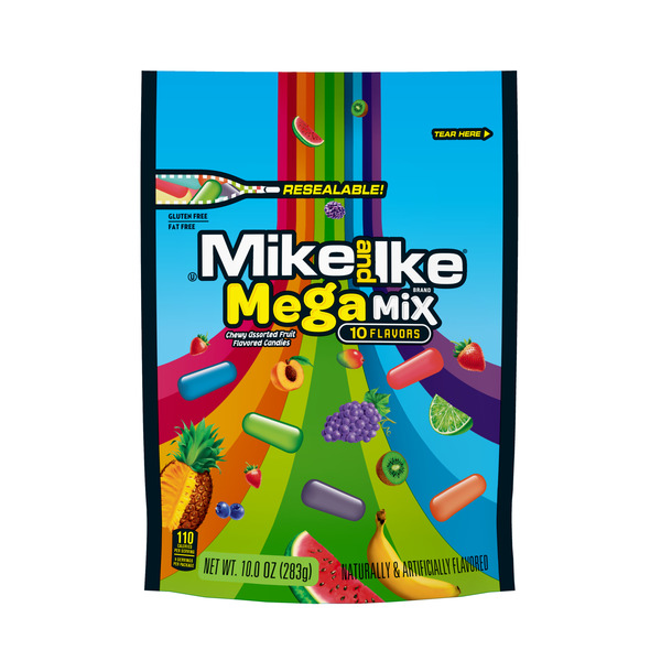 Mike And Ike® Candy, 10 Flavors, Mega Mix Same-Day Delivery or