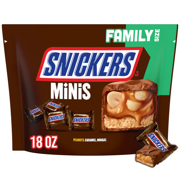SNICKERS Minis Milk Chocolate Bars Family Size Candy