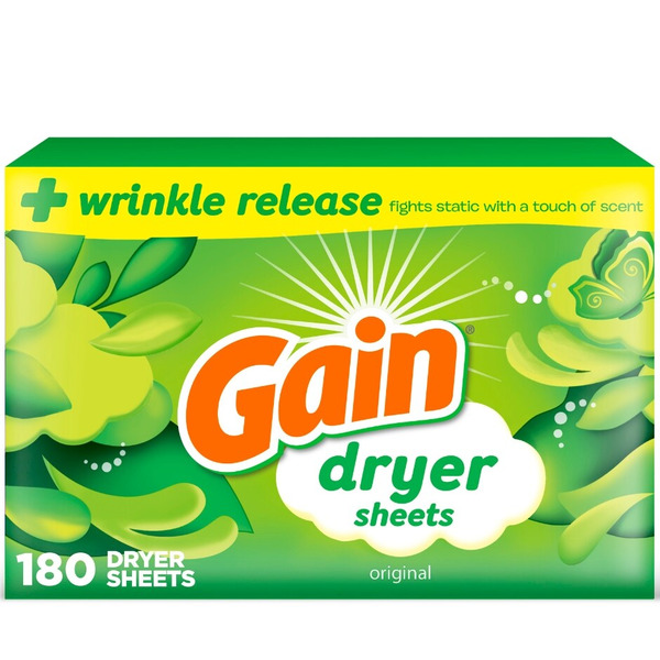 Gain Dryer sheets, Original Scent Same-Day Delivery | Family Dollar