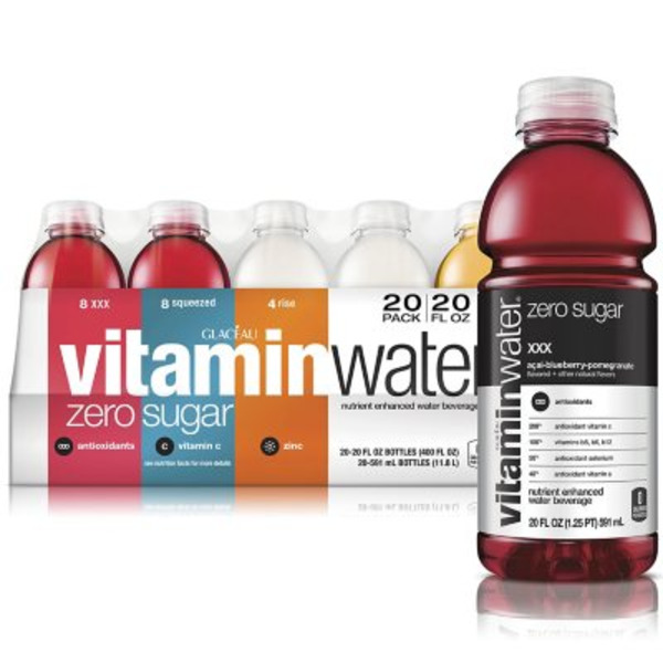 Vitaminwater Variety Pack Zero Sugar Flavored Water Beverage