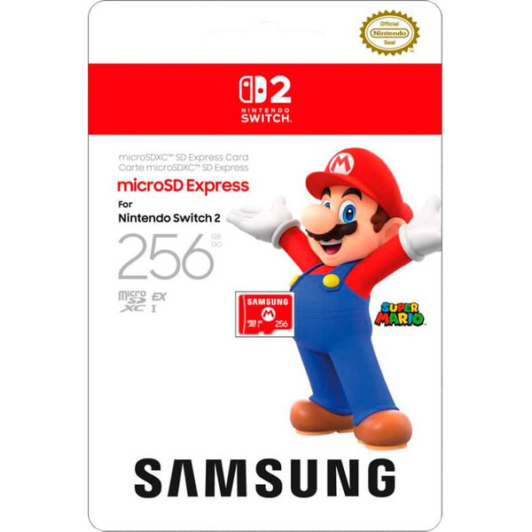 Nintendo 256GB Samsung MicroSD Express Card For Nintendo Switch 2