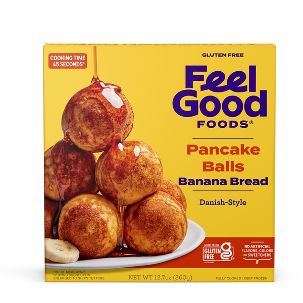 Feel Good Foods Gluten Free Banana Bread Pancake Balls