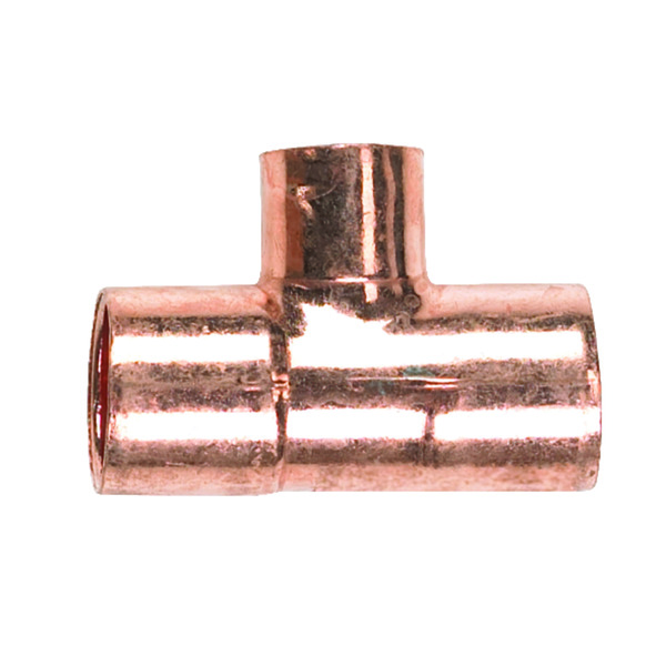 NIBCO 3/4" x 1/2" Copper Slip Tee Fittings