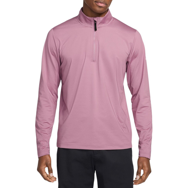 Nike Men's Dri-FIT Victory ½ Zip Golf Top, Small - Plum Dust Same