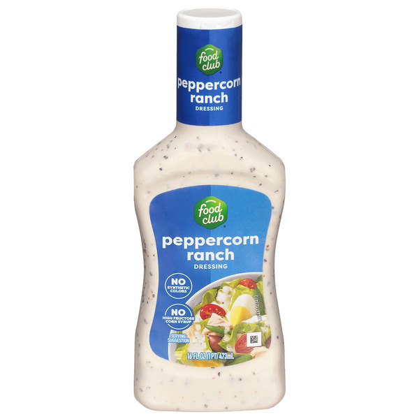 Food Club Dressing, Peppercorn Ranch Food Club Dressing, Peppercorn Ranch