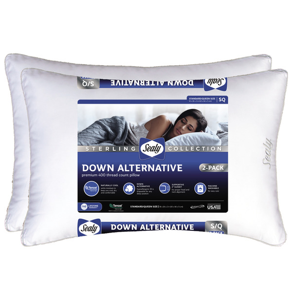 Costco Sealy Sterling Collection Down Alternative Pillow SameDay