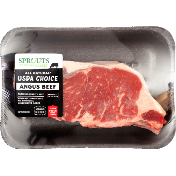 Sprouts Farmers Market Boneless Angus Beef New York Steak SameDay