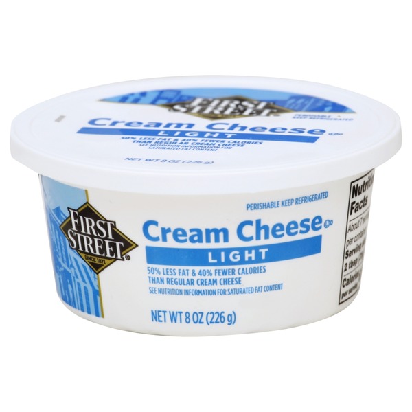 First Street Cream Cheese, Light