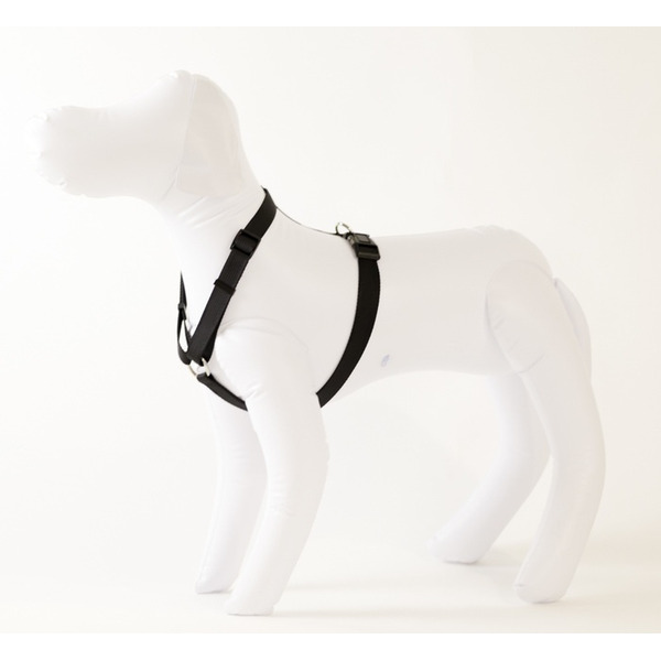Play On Basic Adjustable Dog Harness, Large - Black