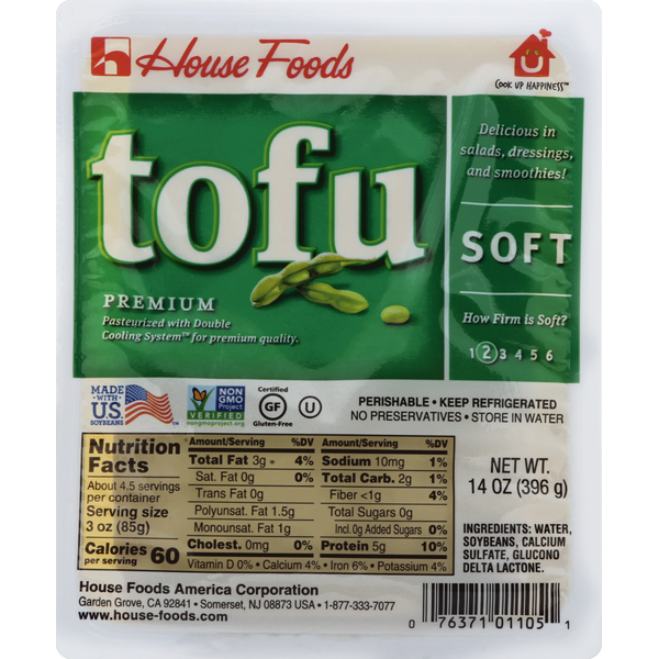 House Foods Tofu, Premium, Soft