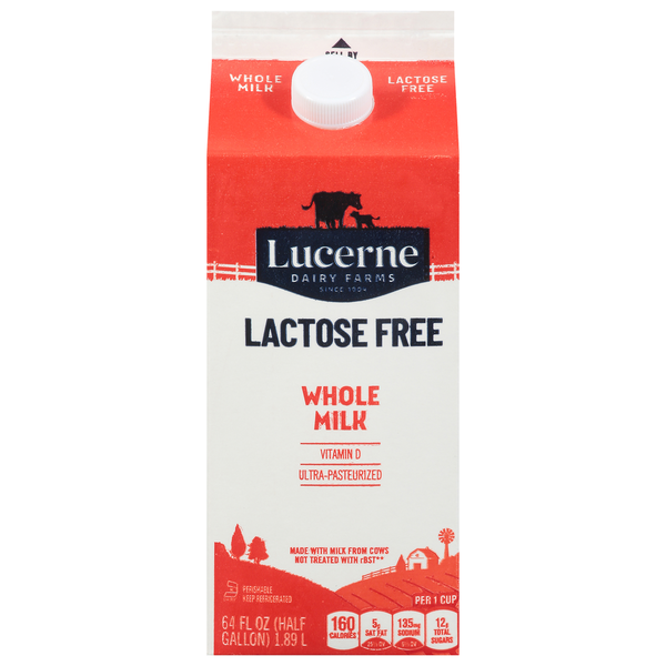 Lucerne Milk, Lactose Free