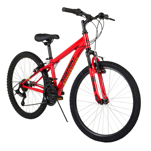 Nishiki Boys' Pueblo Mountain Bike, 24 Inch - Red/Black