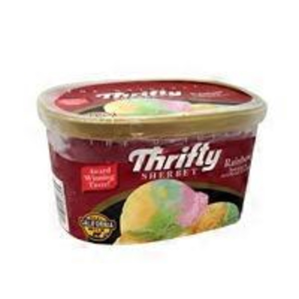 Thrifty Ice Cream Sherbet, Rainbow