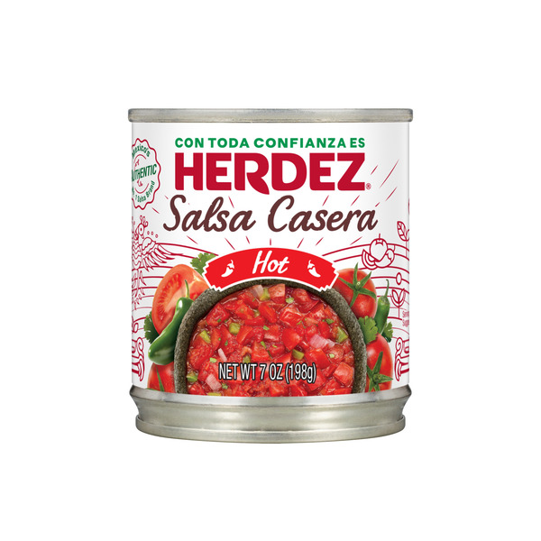 HERDEZ Salsa Casera Hot, 7 OZ