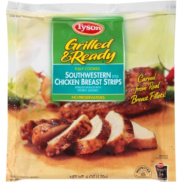 Tyson Grilled And Ready Southwestern Style Strips Chicken Breast (6 fl
