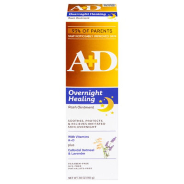 A+D Overnight Healing Rash Ointment