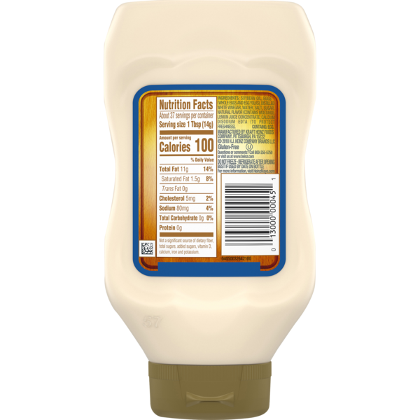 Heinz Real Mayonnaise Nutrition Facts Besto Blog