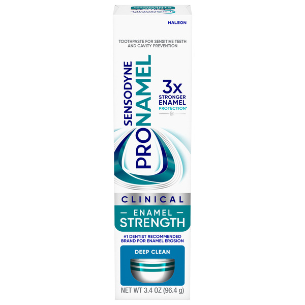 Sensodyne Pronamel Clinical Enamel Strength Toothpaste, Deep Clean