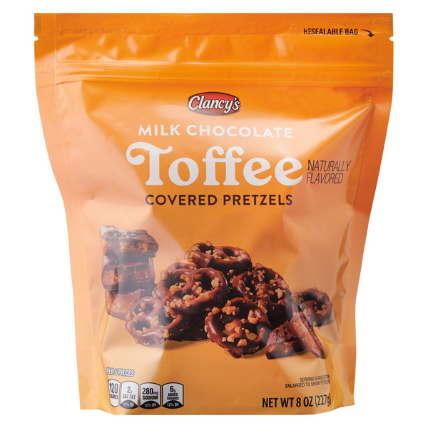 Clancy's Toffee Pretzels