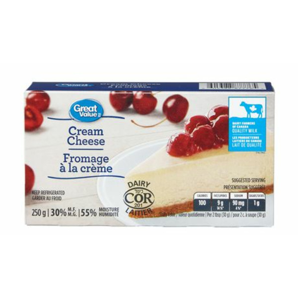 Walmart Great Value Cream Cheese SameDay Delivery Instacart