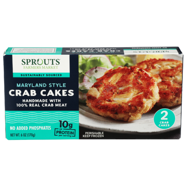 Sprouts Maryland Style Crab Cakes 2 Count