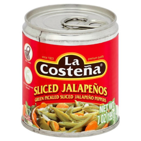 La Costeña Jalapenos, Sliced