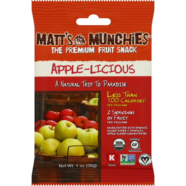 Matt's Munchies Fruit Snack, Apple-Licious Same-Day Delivery