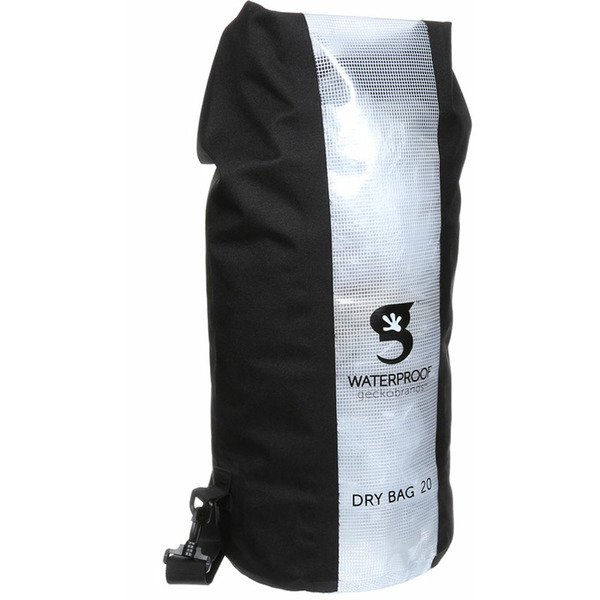 Geckobrands 20 Liter or 5.3 Gallon Waterproof Durable View Dry Bag