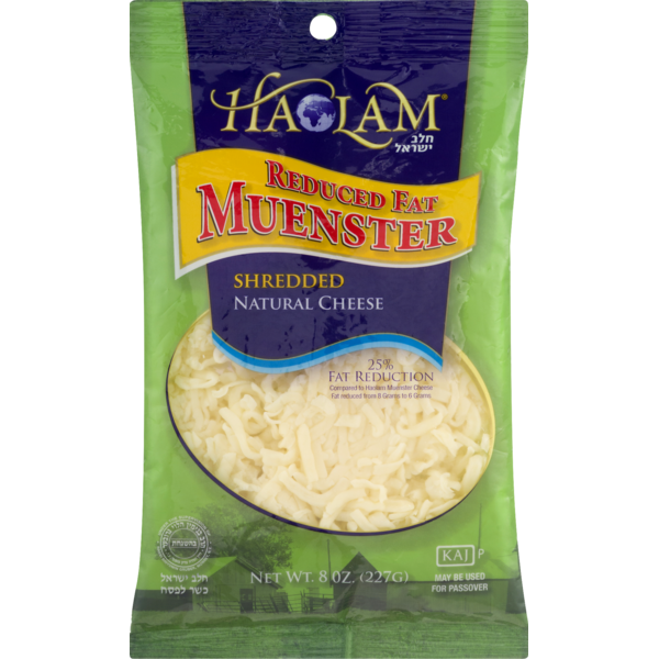 Haolam Reduced Fat Muenster Cheese Shredded (8 oz) Instacart