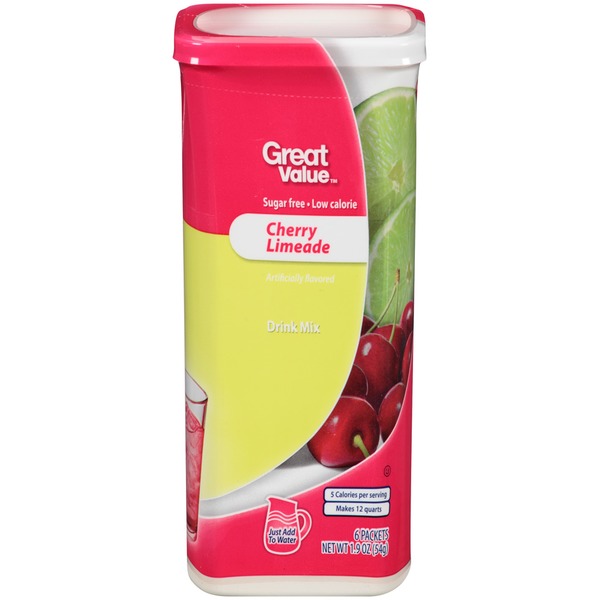 Great Value Cherry Limeade Drink Mix