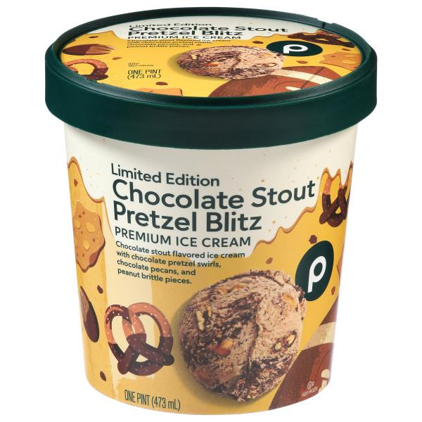 Publix Premium Chocolate Stout Pretzel Blitz Ice Cream Same-Day