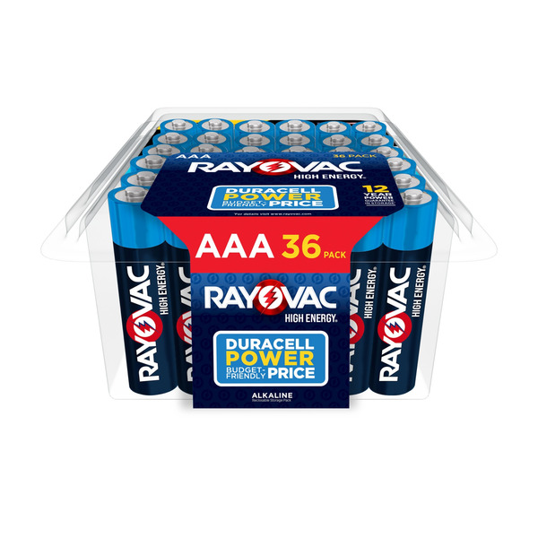 RAYOVAC High Energy Alkaline AAA Batteries ( 36 -Pack)