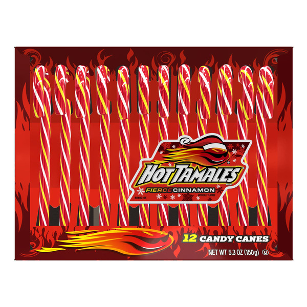 Kroger HOT TAMALES Candy Canes Christmas Candy SameDay Delivery or