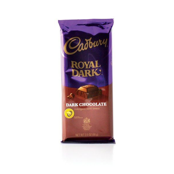 Cadbury - Royal Dark Chocolate Bar - 3.5 oz/14ct Bag