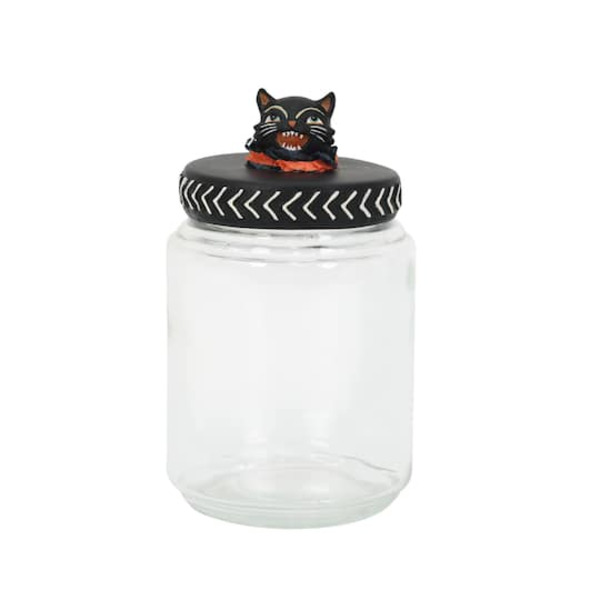 Ashland Black Cat Decorative Glass Jar