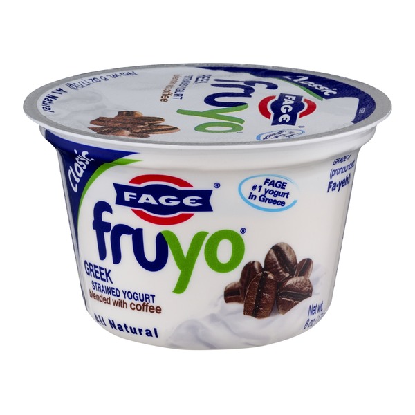 Fage Fruyo Greek Strained Yogurt Blended with Coffee (6 oz) Instacart