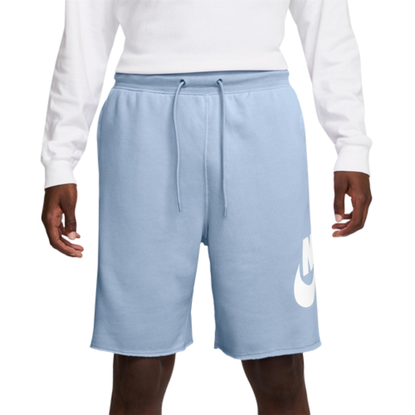 Nike Men's Club Alumni FT Shorts, M - White/Blue